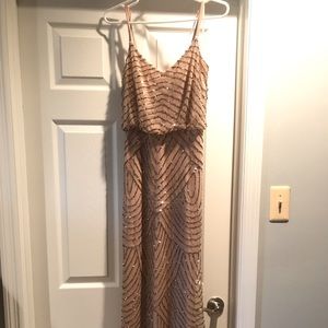 Adrianna Papell Women’s Embellished Blouson Gown